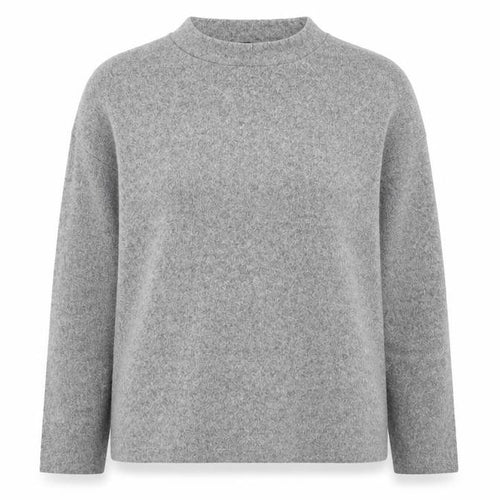 F&F Womens Grey Round Neck  Polyester Pullover Jumper Size M