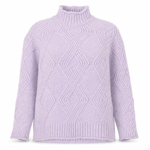 Marks and Spencer Womens Purple Round Neck  Acrylic Pullover Jumper Size XS