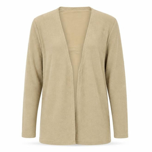 Bonmarché Womens Beige V-Neck  Nylon Cardigan Jumper Size S