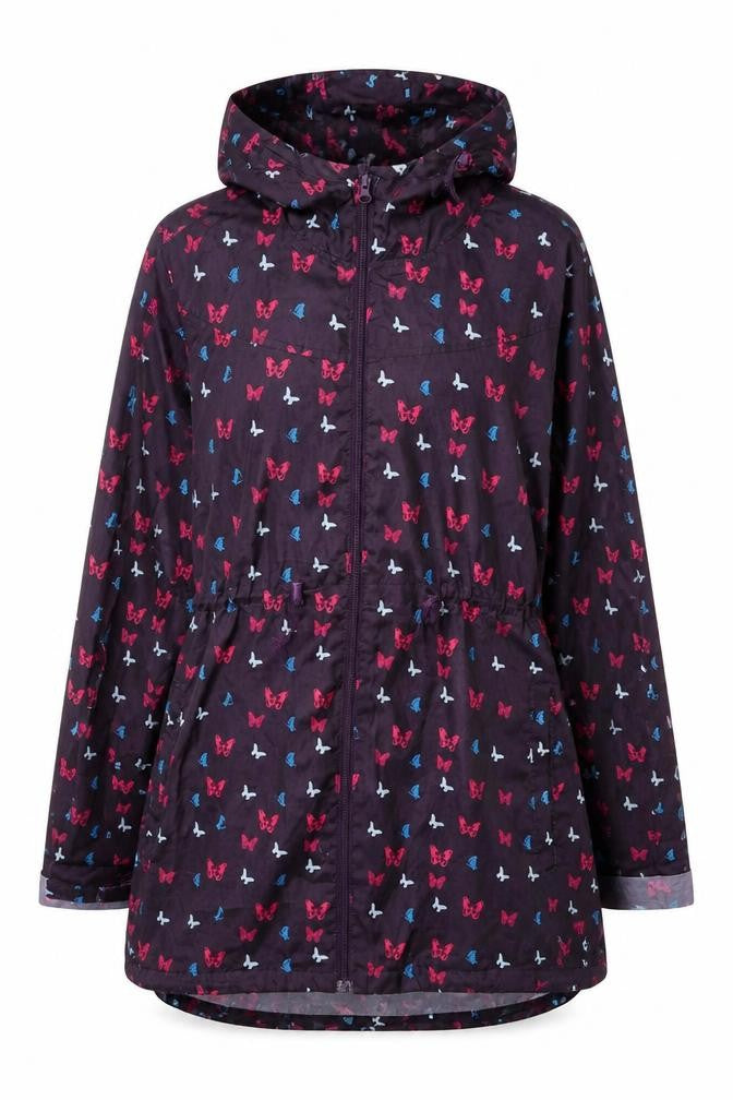 Rainydays Womens Multicoloured   Rain Coat Coatigan Size 12   - Butterflies