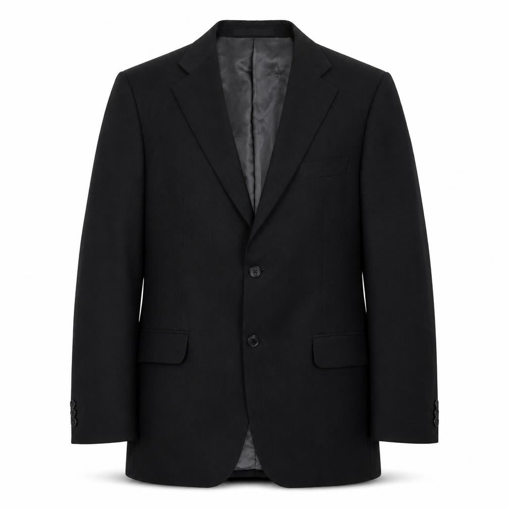 Front view of Marks & Spencer men’s grey wool jacket suit jacket, size 40
