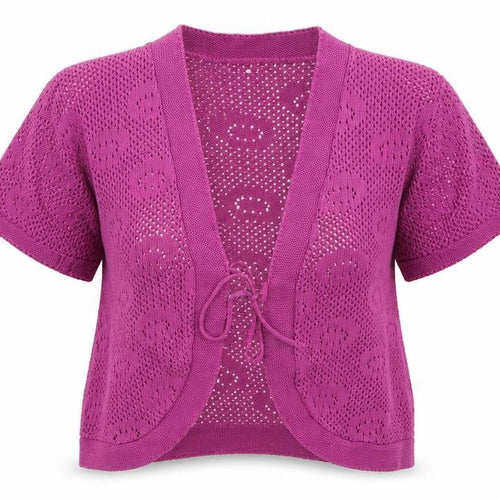 Gazelle Womens Pink V-Neck  Cotton Cardigan Jumper Size XL