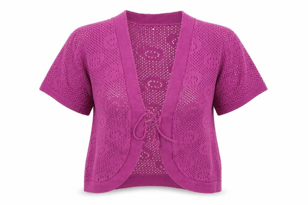 Gazelle Womens Pink V-Neck  Cotton Cardigan Jumper Size XL