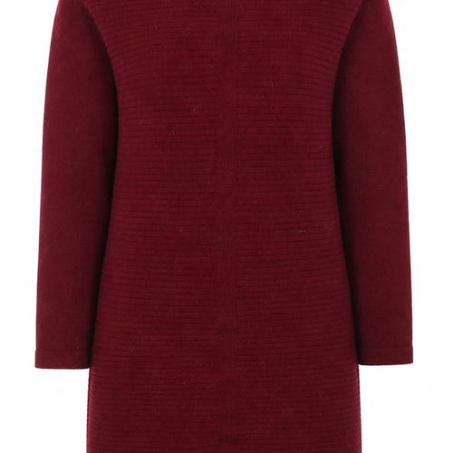 ASOS Womens Red Round Neck  Acrylic Tunic Jumper Size 4