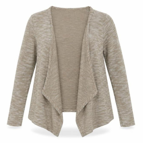 New Look Womens Brown V-Neck  Polyester Cardigan Jumper Size M