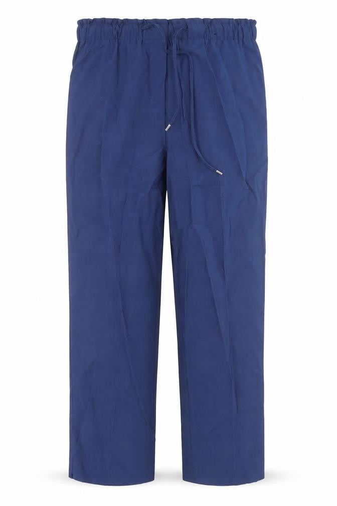 Dunnes Stores Womens Blue  Polyester Trousers  Size 14 L27 in Regular Tie