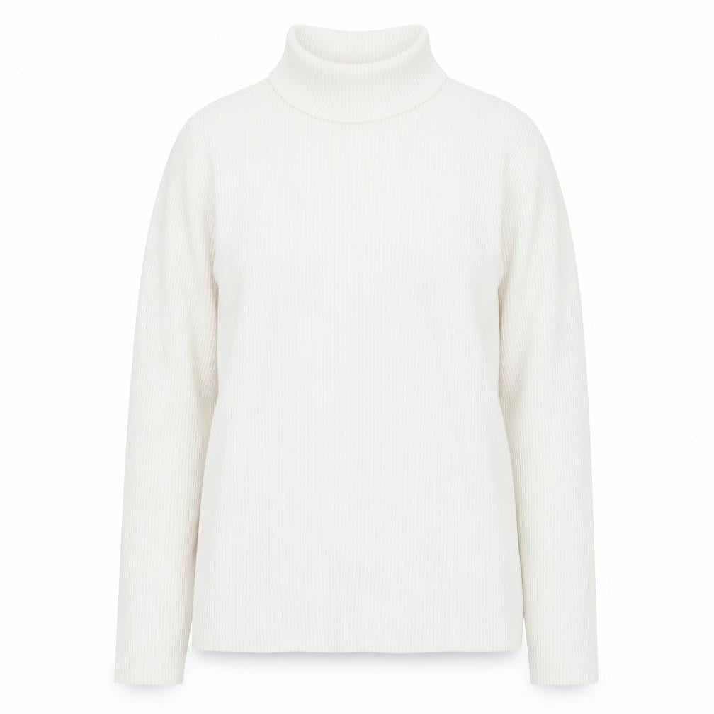 Front view of Marks & Spencer women’s ivory viscose pullover sweatshirt, size UK 16, pullover