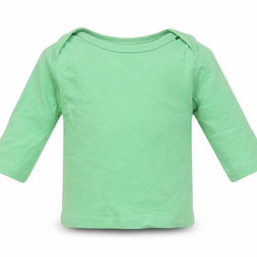 Cherokee Baby Green  Cotton Basic T-Shirt Size 3-6 Months Crew Neck Pullover