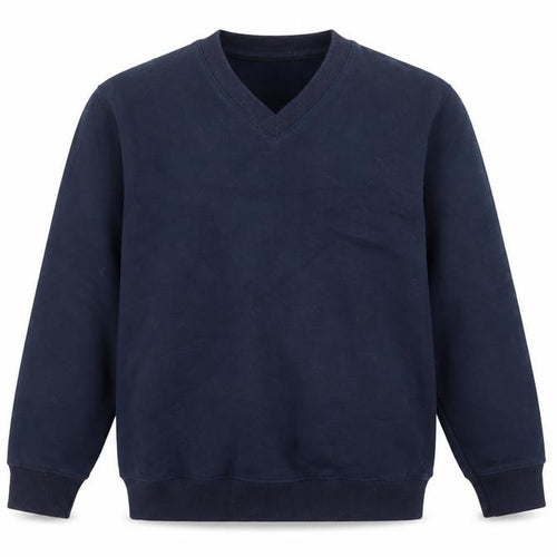 GW Class Boys Blue  Cotton Pullover Sweatshirt Size 7-8 Years  Pullover - School Wear