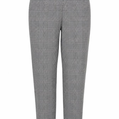 Boohoo Womens Multicoloured Plaid Polyester Trousers  Size 12 L30 in Regular Zip