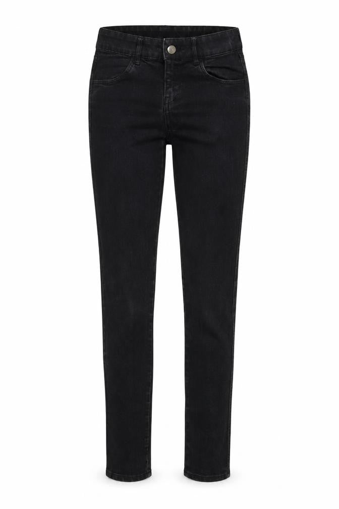 H&M Womens Black  Cotton Skinny Jeans Size 8 L32 in Regular Button