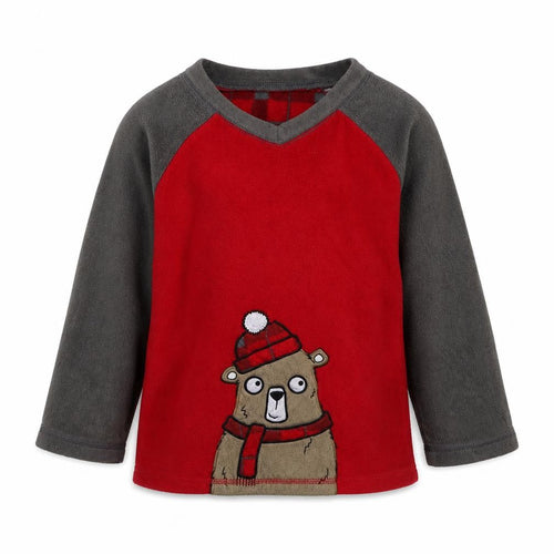 Dunnes Stores Boys Red  100% Polyester Pullover Sweatshirt Size 5-6 Years  Pullover - Christmas
