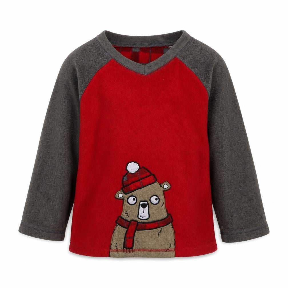 Dunnes Stores Boys Red  100% Polyester Pullover Sweatshirt Size 5-6 Years  Pullover - Christmas