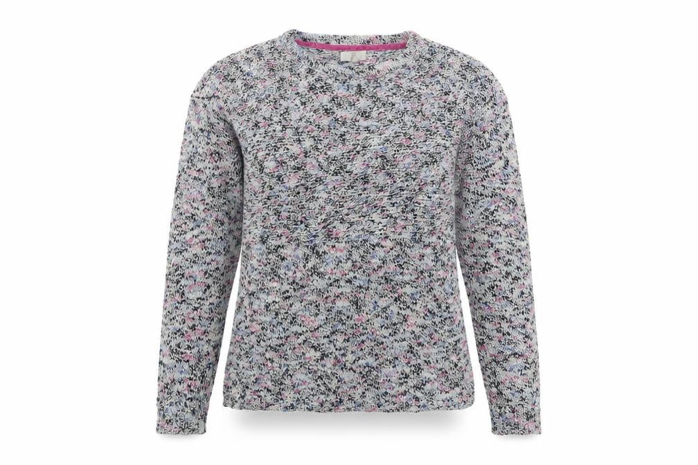 Country Casuals Womens Blue Crew Neck  Cotton Pullover Jumper Size M