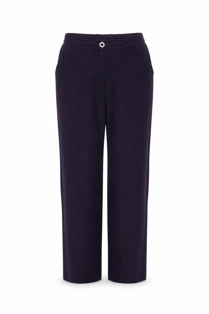Marks and Spencer Womens Purple  Polyester Trousers  Size 10 L24 in Regular