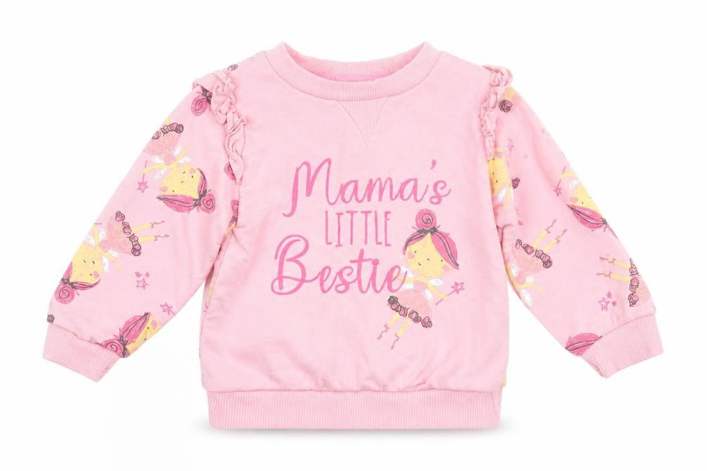 Studio Girls Pink  Cotton Pullover Jumper Size 6-9 Months   - Mama's little bestie
