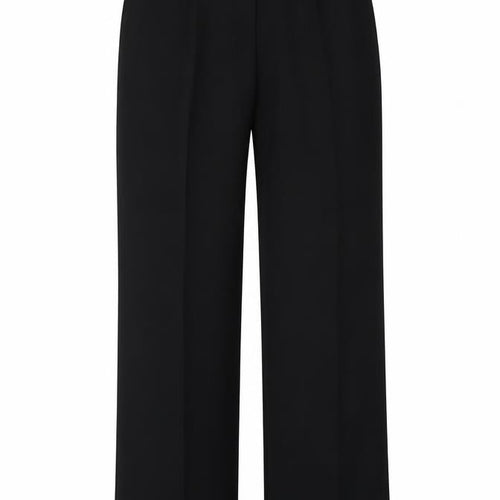 Mango Womens Black  Polyester Trousers  Size 8 L31 in Regular Hook & Loop