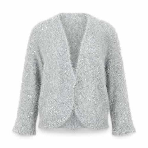 Gerard Womens Blue Round Neck  Polyester Cardigan Jumper Size S