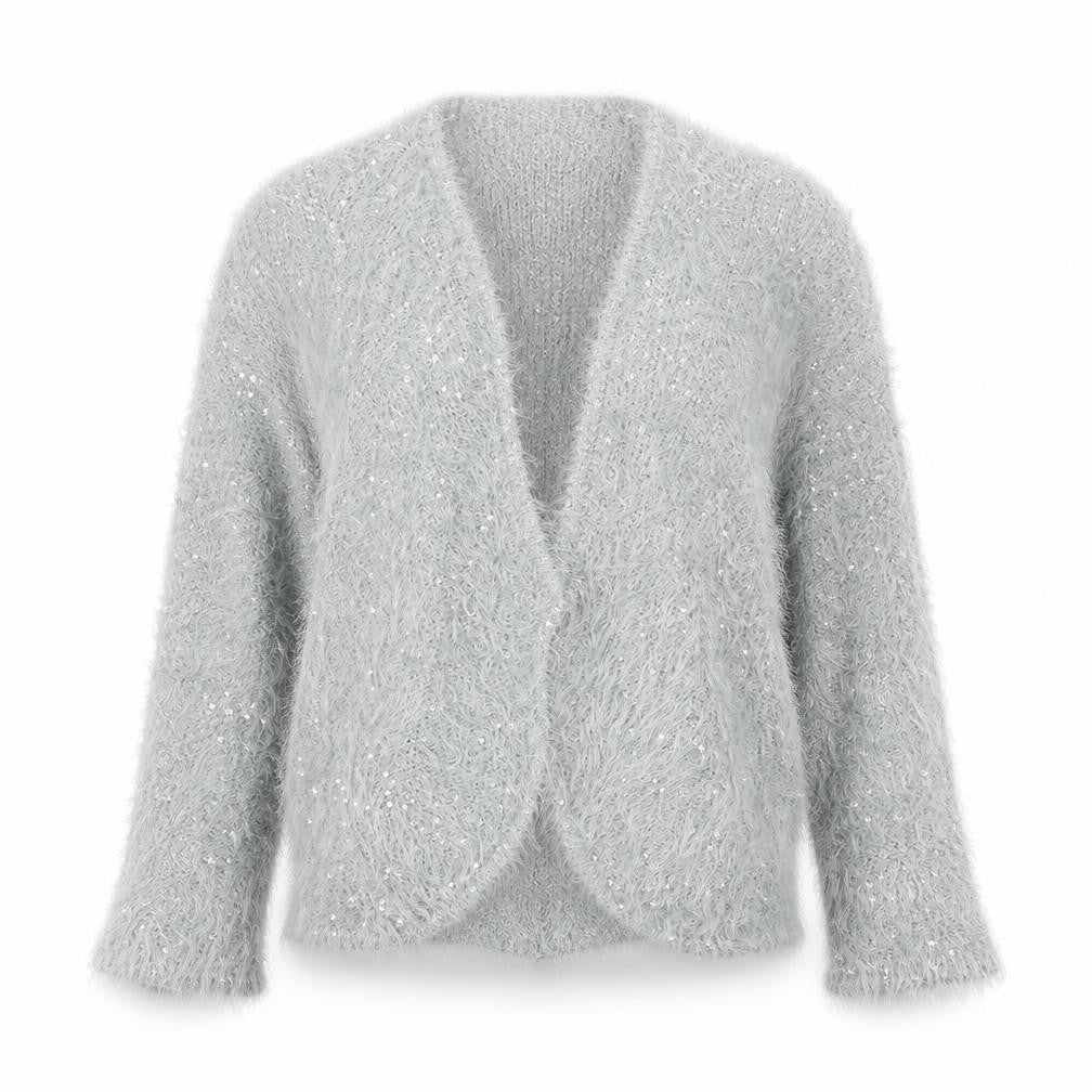 Gerard Womens Blue Round Neck  Polyester Cardigan Jumper Size S