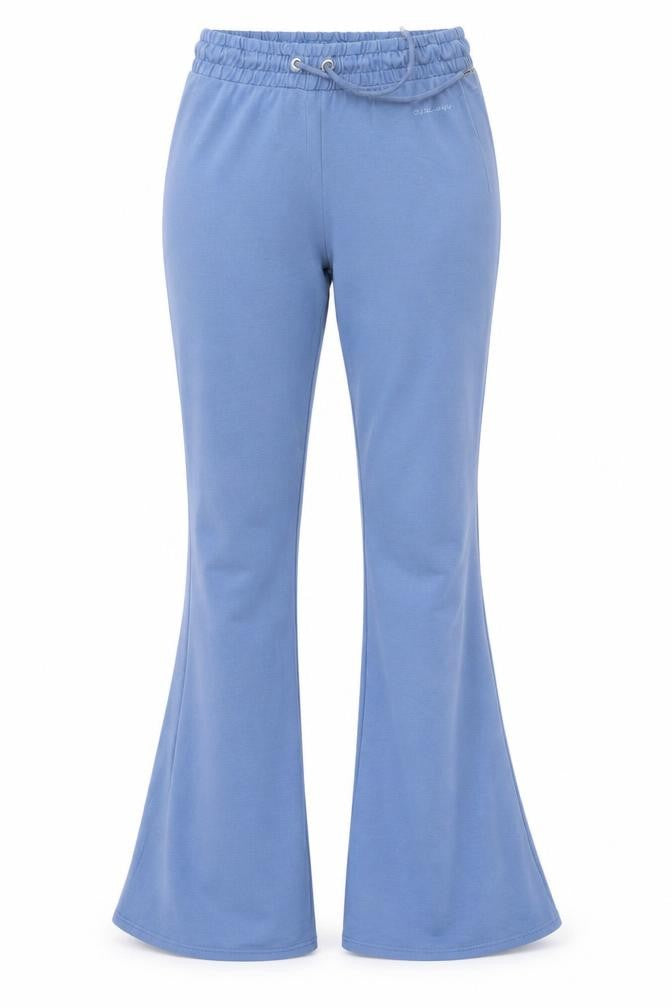 Boux Avenue Womens Blue  Viscose Jogger Trousers Size 12 L33 in Regular