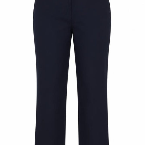 Dunnes Stores Womens Blue  Polyester Dress Pants Trousers Size 12 L30 in Regular Button
