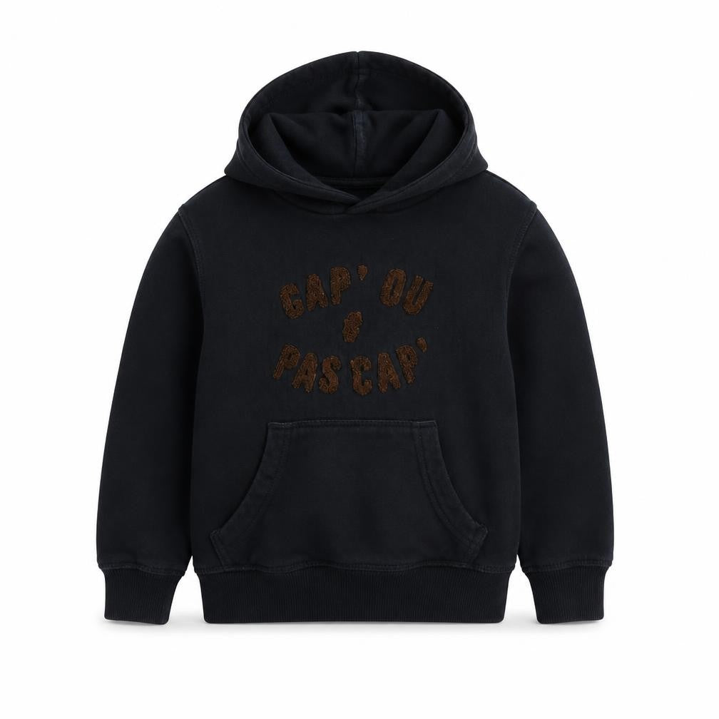 La Redoute Boys Blue  Cotton Pullover Hoodie Size 5 Years  Pullover - CAP' OU & PAS CAP'