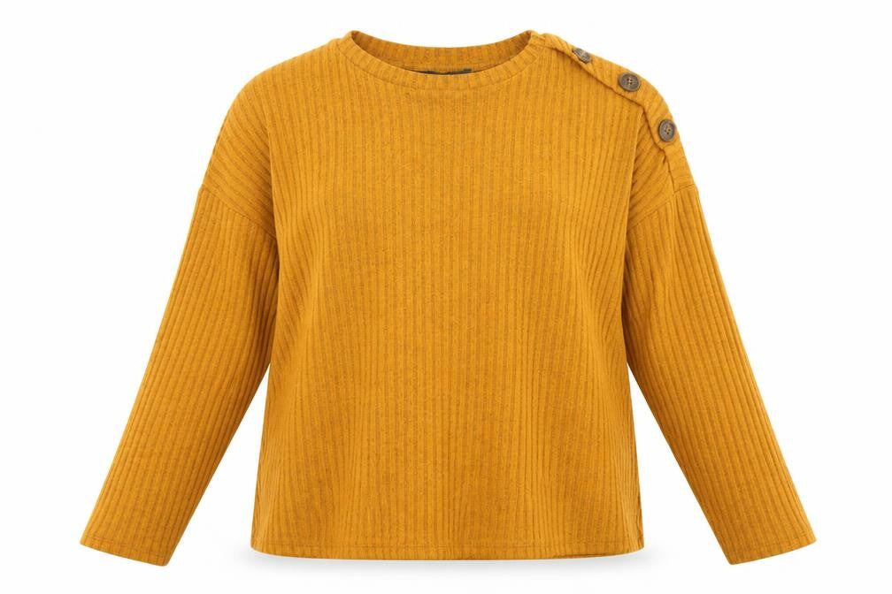 Primark Womens Yellow  Polyester Pullover Sweatshirt Size 12  Pullover