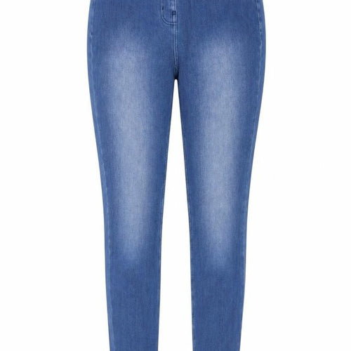 NEXT Womens Blue  Cotton Skinny Jeans Size 10 L27 in Regular Button