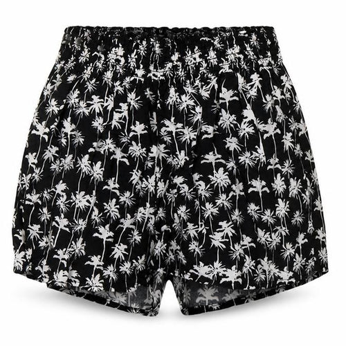 FB Sister Womens Black Geometric Cotton Sailor Shorts Size XS  Regular Pull On