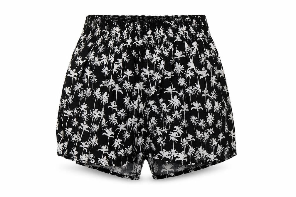 FB Sister Womens Black Geometric Cotton Sailor Shorts Size XS  Regular Pull On