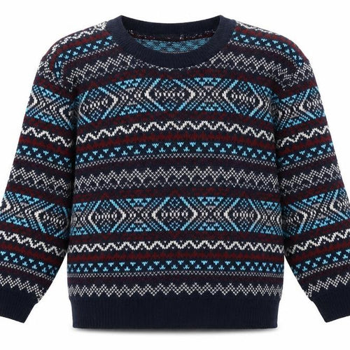 Missi London Womens Multicoloured Round Neck Plaid Acrylic Pullover Jumper Size M