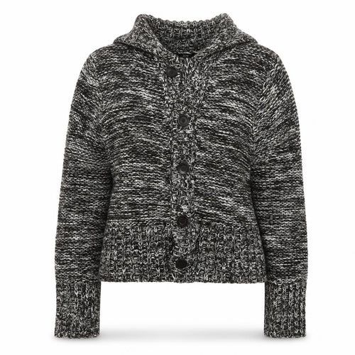 Evie Womens Brown Collared  Acrylic Cardigan Jumper Size 14