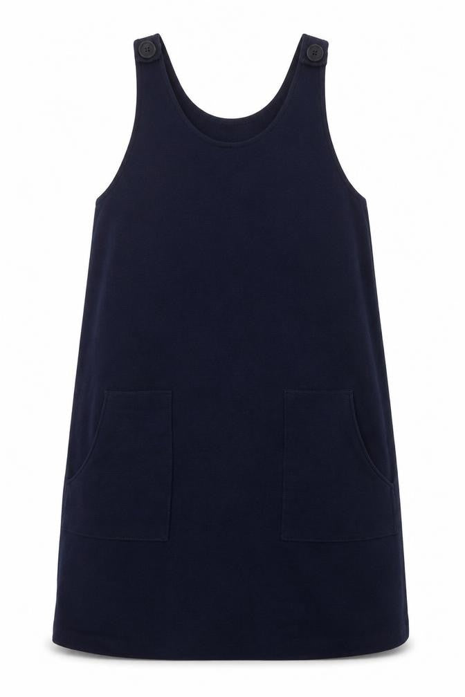 EDC Womens Blue  Viscose Tank Dress  Size L  Scoop Neck Pullover