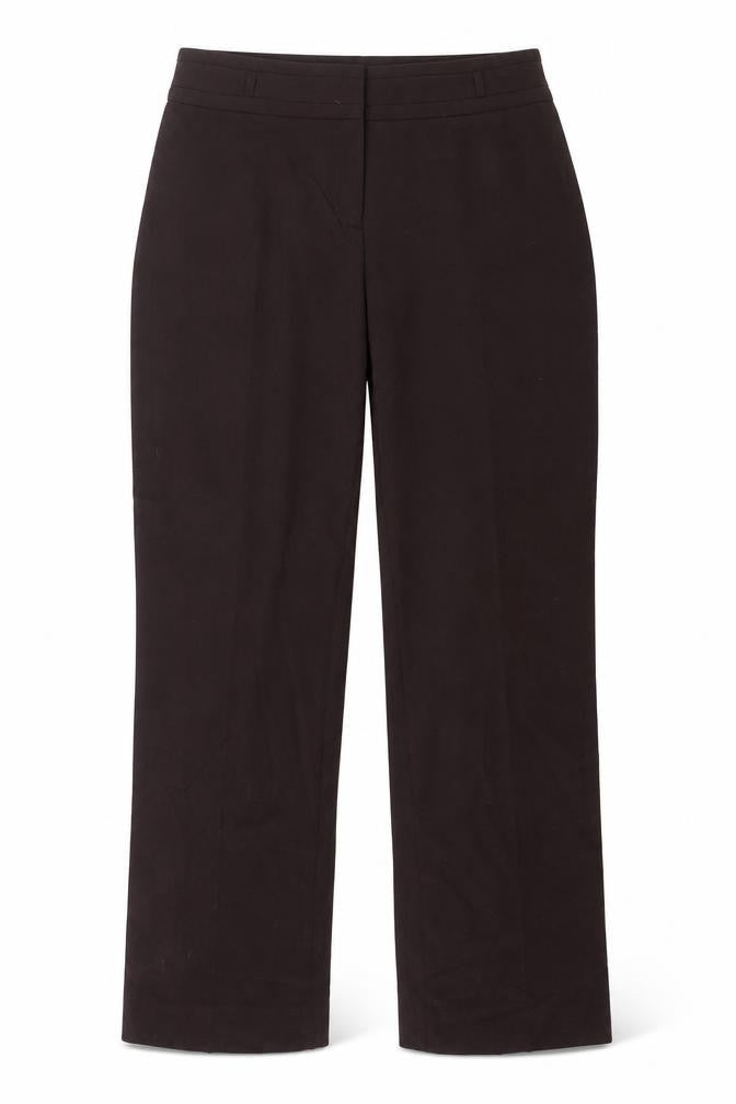 Lakeland Womens Brown  Polyester Carrot Trousers Size 10 L33 in Regular