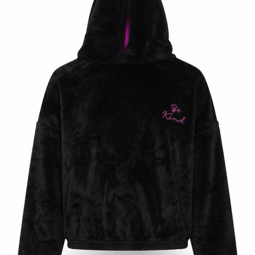 Dunnes Stores Girls Black  Polyester Pullover Hoodie Size XS