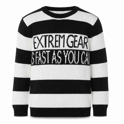 AriZona Boys Multicoloured Round Neck Striped Acrylic Pullover Jumper Size 10-11 Years