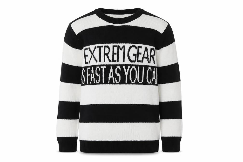 AriZona Boys Multicoloured Round Neck Striped Acrylic Pullover Jumper Size 10-11 Years