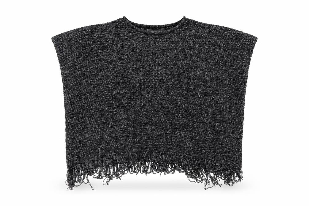 Front view of George women’s grey boat neck acrylic jumper one size