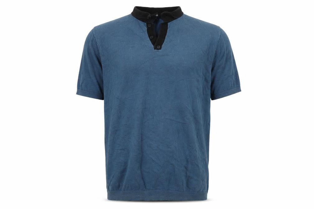 ASOS Mens Blue  Cotton  Polo Size M Collared Pullover