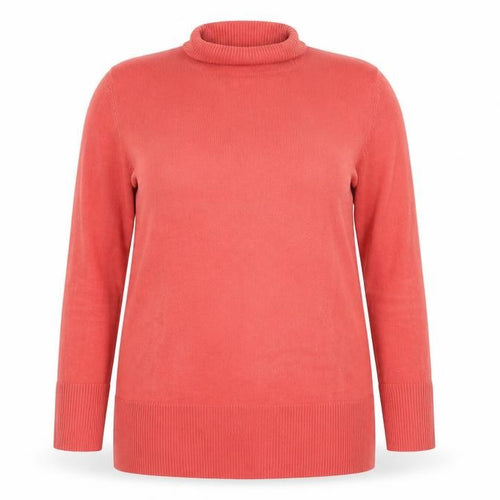 BHS Womens Red Roll Neck  Acrylic Pullover Jumper Size 14