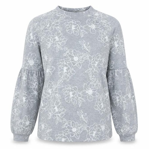 Marks and Spencer Womens Green Round Neck Floral Polyester Pullover Jumper Size 10