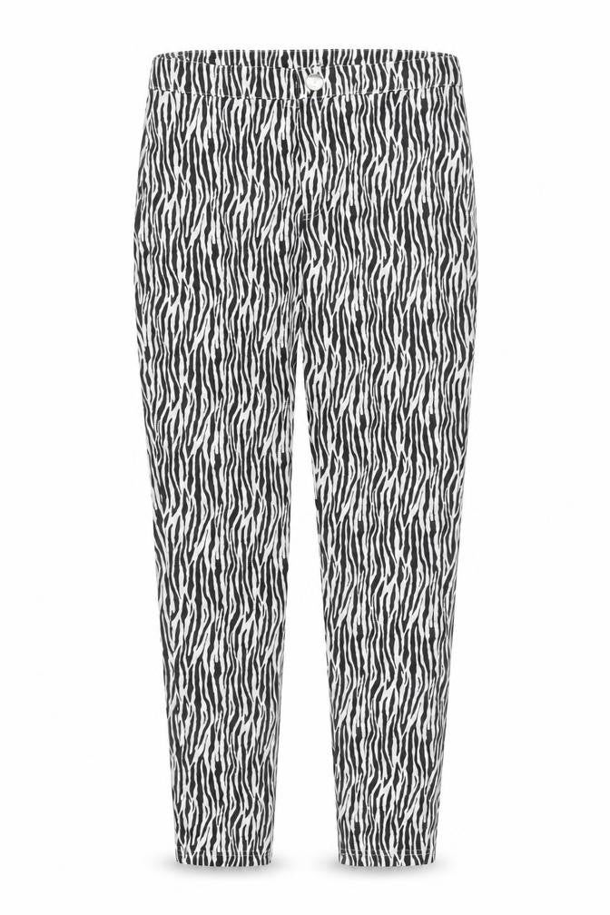 Quiz Womens Multicoloured Geometric Cotton Straight Jeans Size 12 L27 in Regular Zip