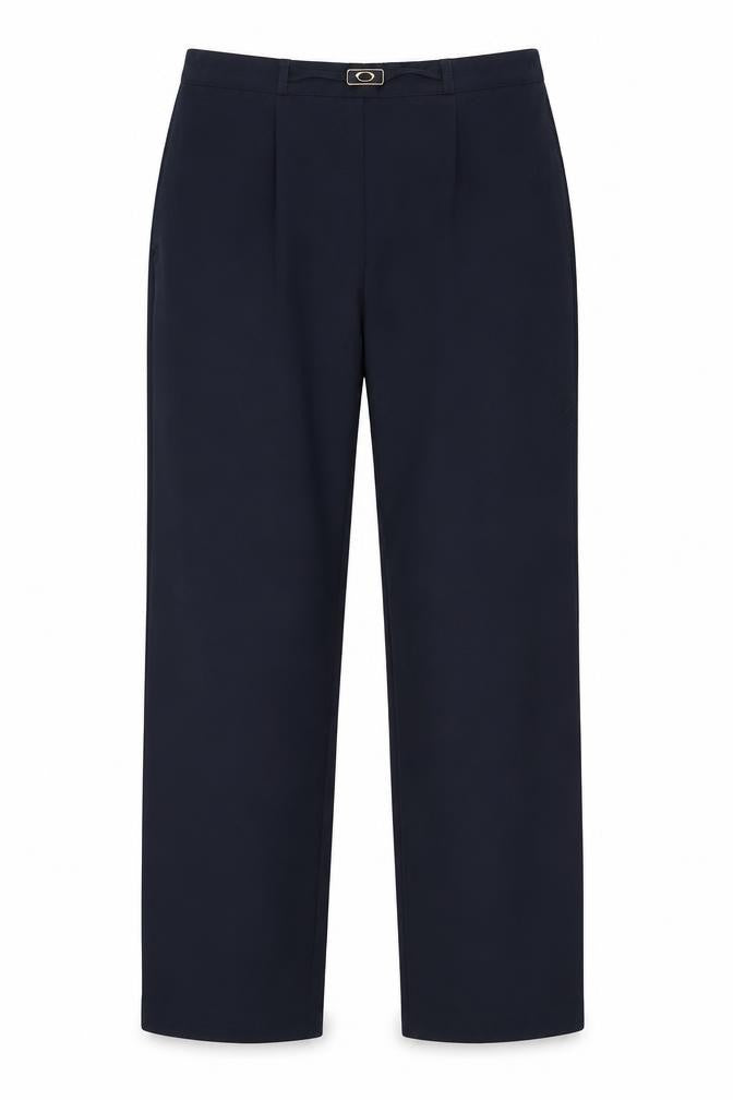 BM Womens Blue  Polyester Trousers  Size 14 L26 in Regular