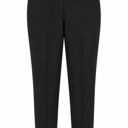 Papaya Womens Black  Cotton Trousers  Size 10 L25 in Regular