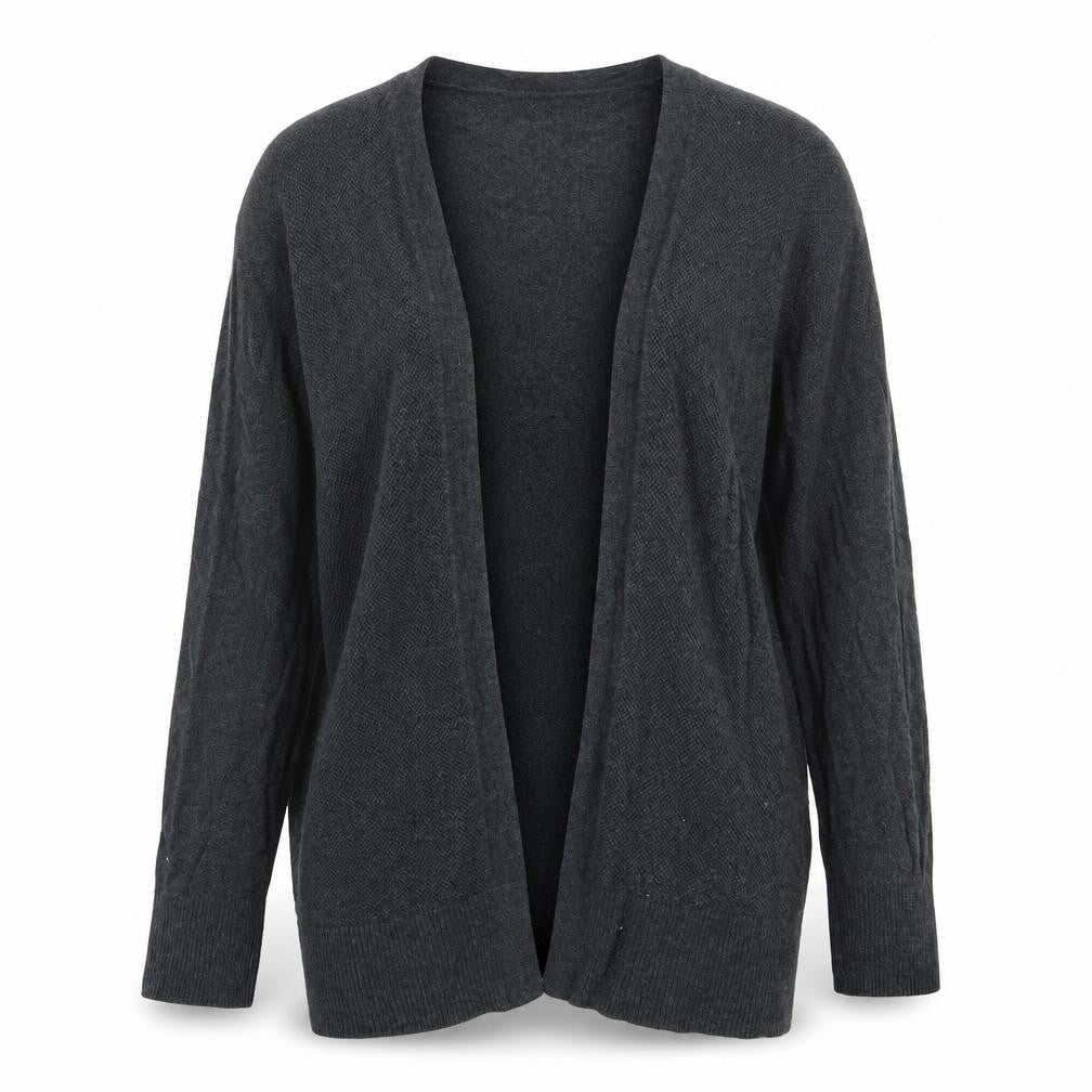 Gap Womens Grey V-Neck  Cotton Cardigan Jumper Size M