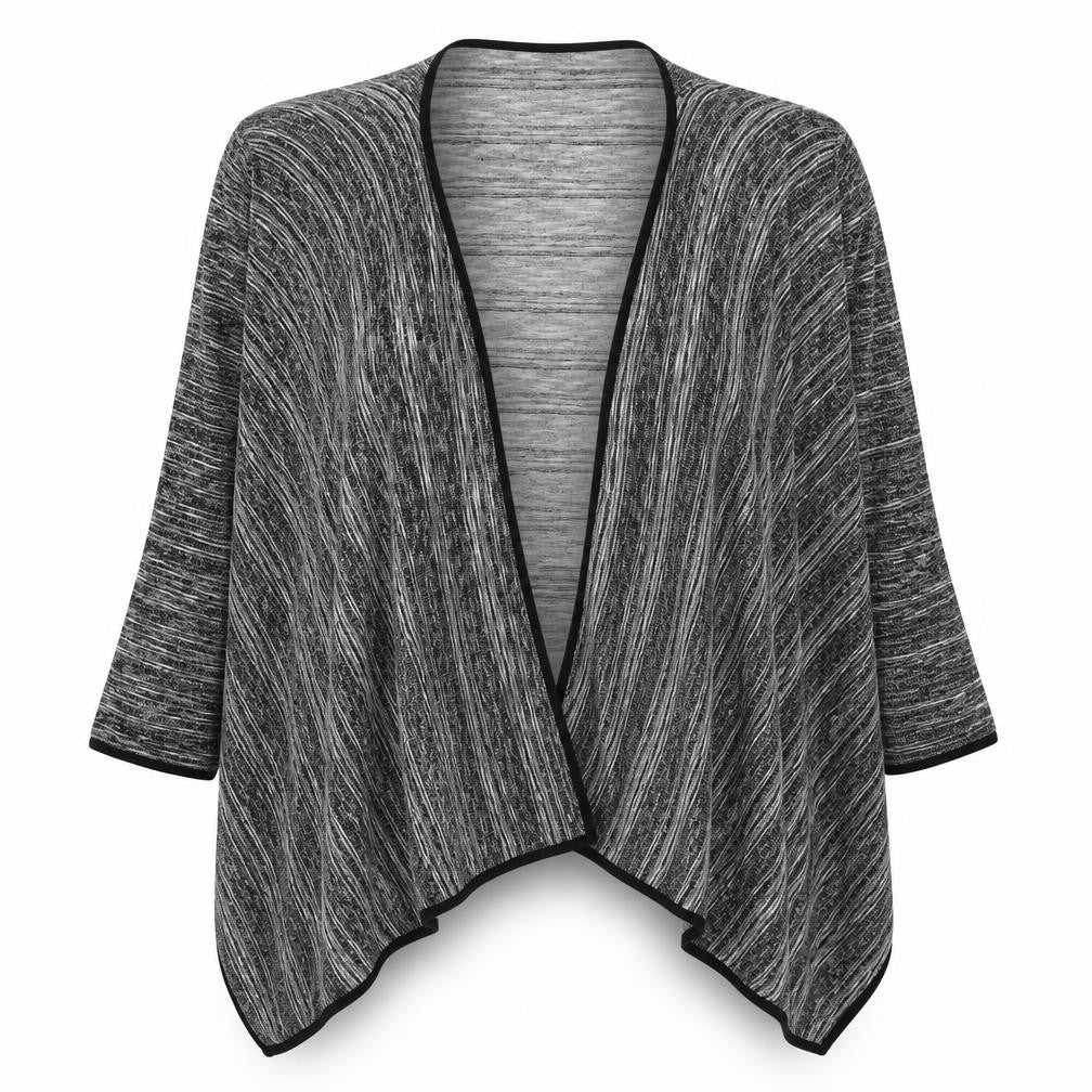 Marks and Spencer Womens Grey Square Neck  Viscose Cardigan Jumper Size 12