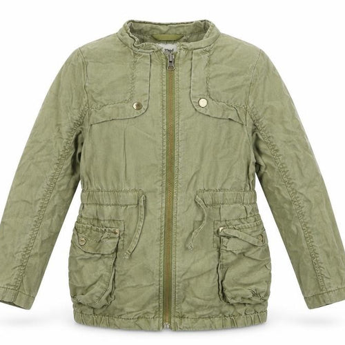 NEXT Girls Green   Military Jacket Coat Size 7 Years