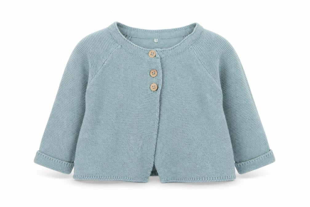 Disney Baby Girls Blue  Cotton Cardigan Jumper Size 3-6 Months   - Disney