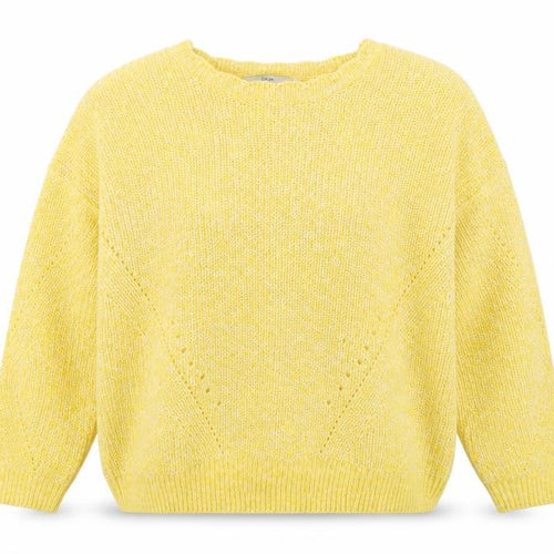 George Womens Yellow Scoop Neck  Acrylic Pullover Jumper Size L