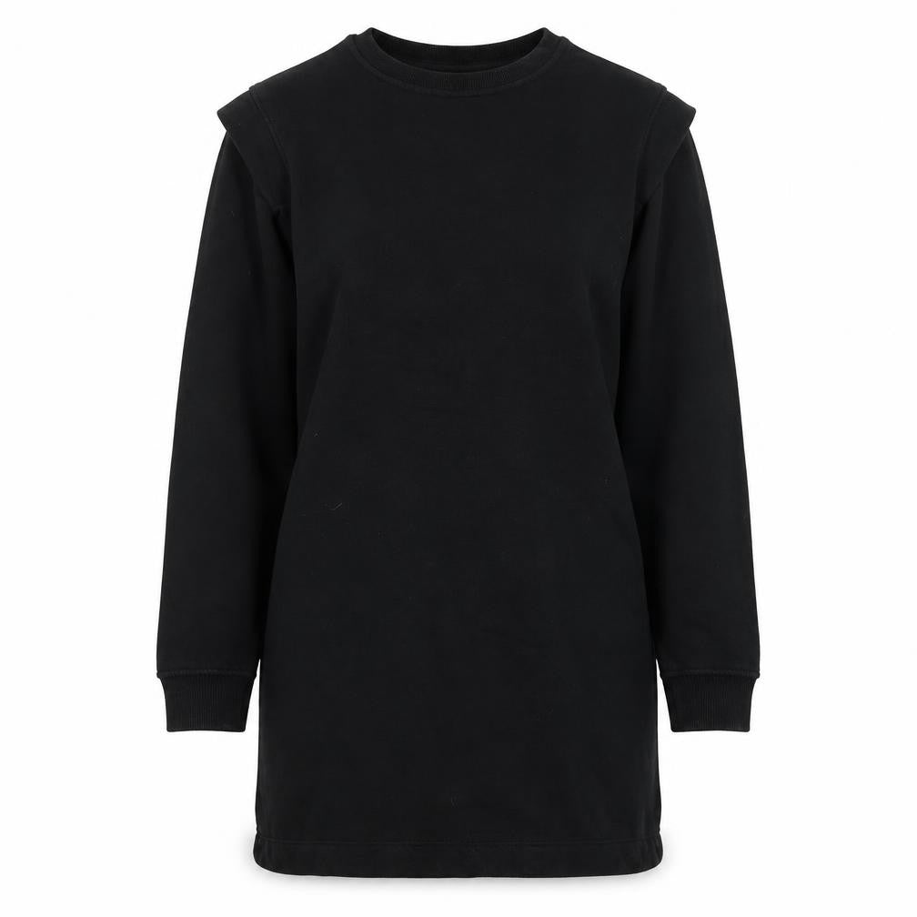 Front view of Primark women’s black cotton pullover hoodie, size XS